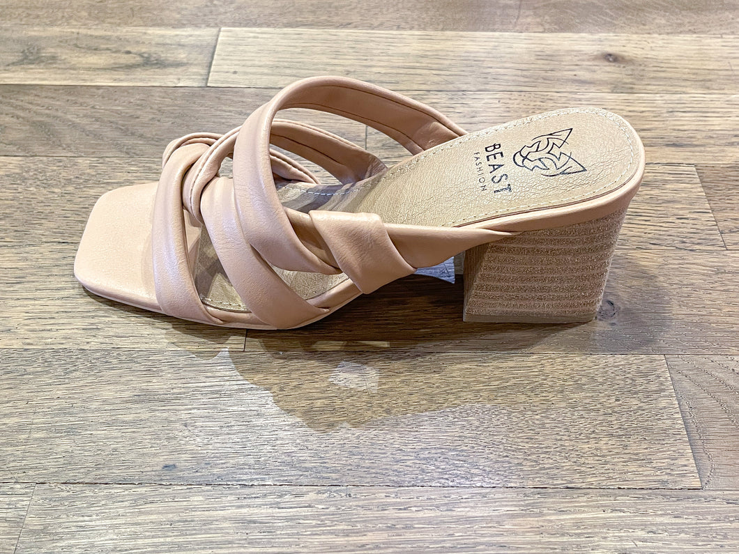 Twist Strappy Heel