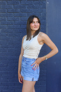 Slinky Side Ruched Crop