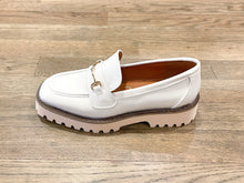 Load image into Gallery viewer, Cream Buckled Loafer
