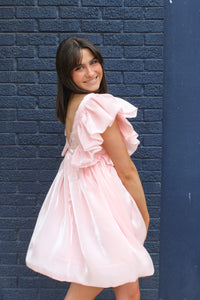 Flutter Organza Babydoll Dress