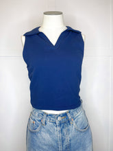 Load image into Gallery viewer, Collard V Neck Tank // 4 colors

