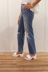 90's Wide Leg High Rise Jean