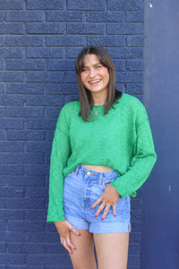 Sheer Knit Sweater // 4 Colors