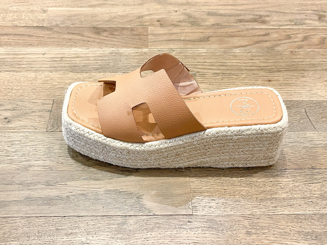 H Platform Sandal