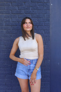Slinky Side Ruched Crop