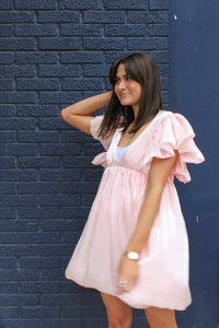 Flutter Organza Babydoll Dress