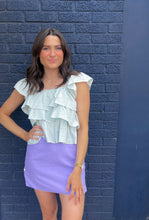 Load image into Gallery viewer, Ruffle Square Neck Crop // 3 colors
