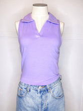 Load image into Gallery viewer, Collard V Neck Tank // 4 colors
