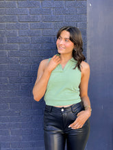 Load image into Gallery viewer, Collard V Neck Tank // 4 colors
